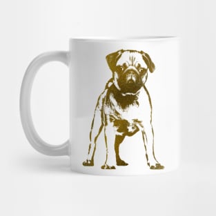 Golden Pug Puppy Mug